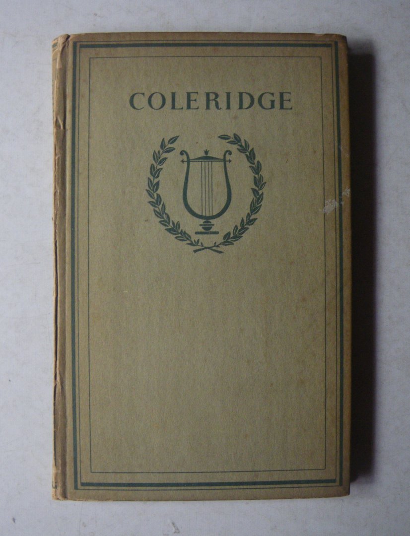 Wellesley, Dorothy (Ed. ) - Coleridge. the English Poets in Pictures [Britain in Pictures No. 101]