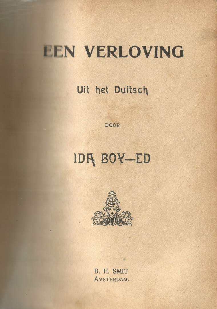 4 verschillende auteurs van 4 verschillende verhalen - A.Het beste erfdeel C. Schmid (102 blz.) B Ida Boy-Ed Een verloving (194 blz).
