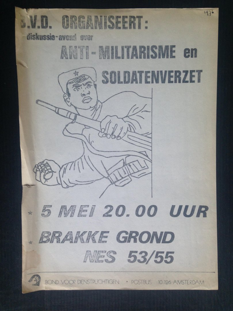 Pamflet - Anti-militarisme en soldatenverzet, Pamflet Bond voor Dienstplichtigen
