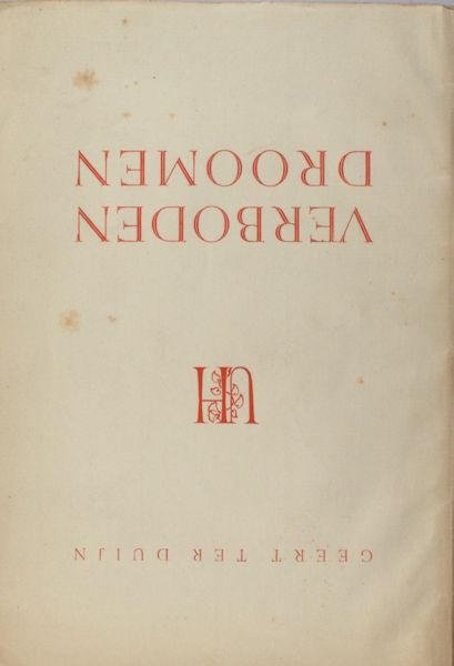 Duijn, Geert ter (=Maarten Vrolijk). - Verboden droomen.