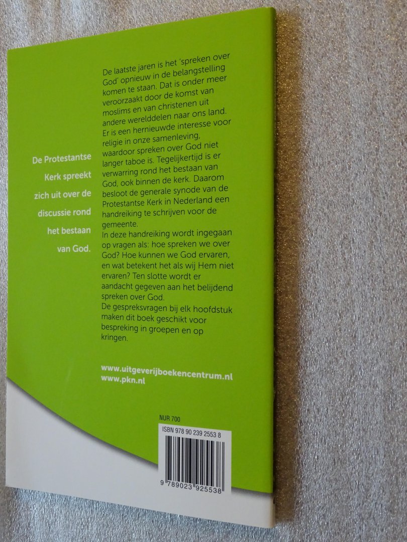 Verhoeff, Ds. P. / Protestantse Kerk - Spreken over God / Pastorale handreiking