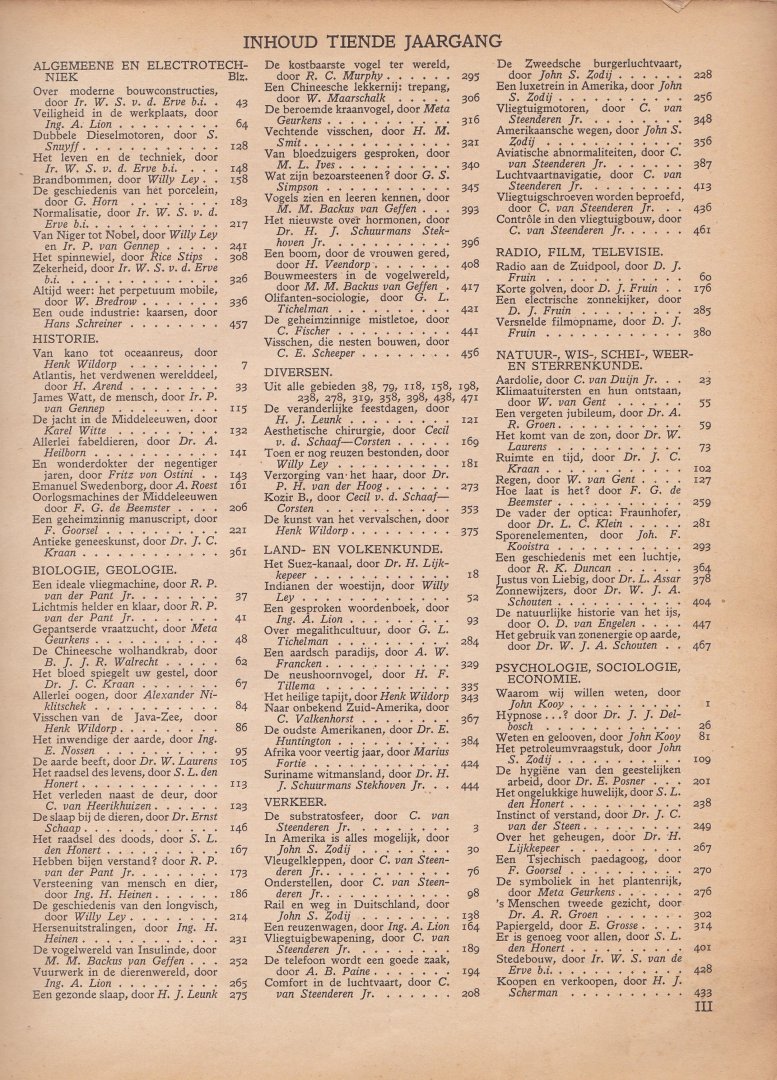 Kooy, John (leiding) - Natuur en Techniek, algemeen populair-wetenschappelijk maandblad