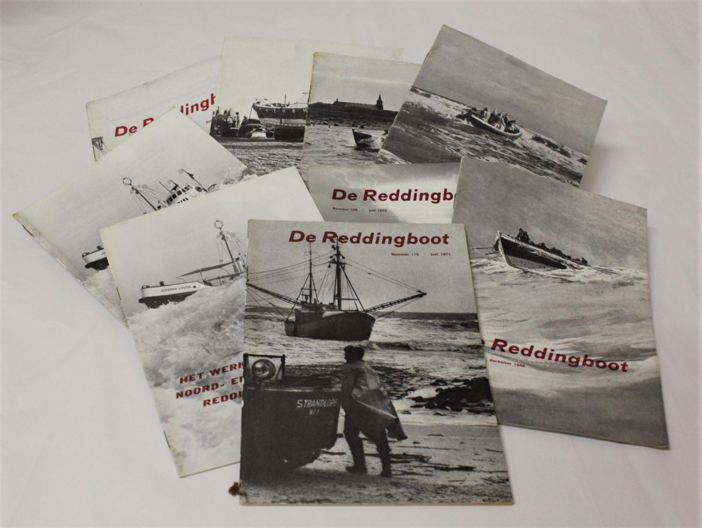 diverse - De Reddingboot, serie 17 x tijdschrift KNZHRM (4 foto's)