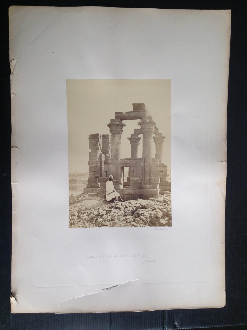 Frith, Francis - Early morning at Wady Kardassy, Nubia, Series Egypt and Palestine