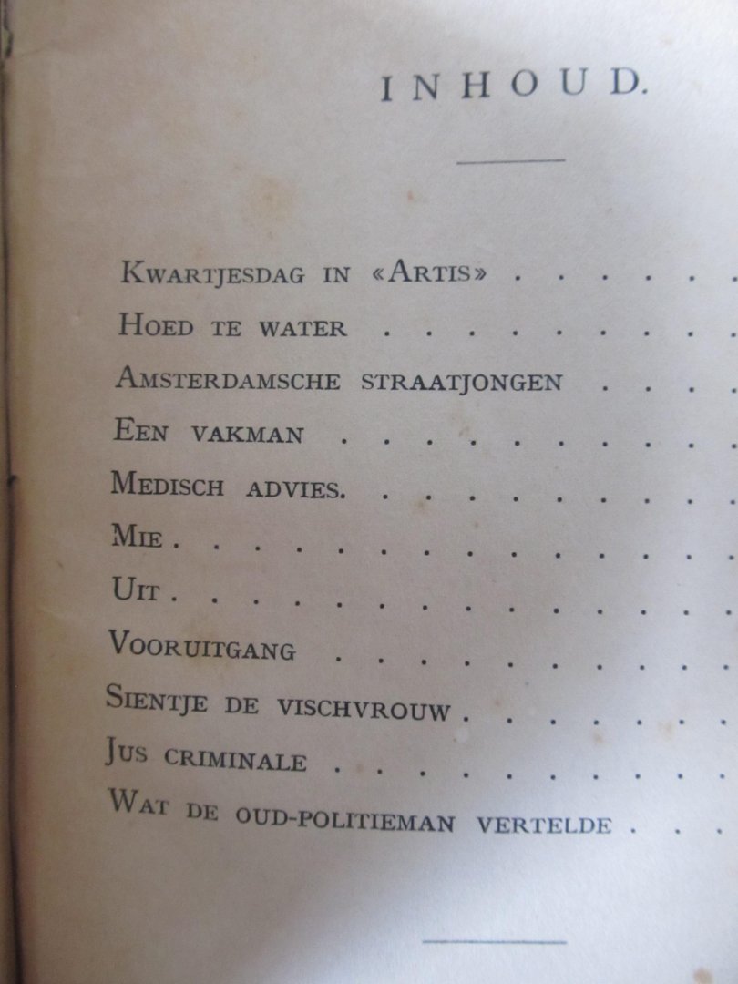 Abramsz, S. - LEVENDE BEELDEN Schetsen uit de hoofdstad. Met illustraties van Jan Sluyters.
