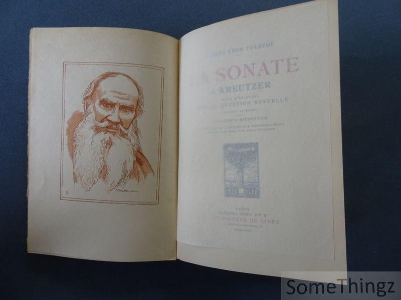 Tolstoï, Comte Léon / Wladimir Bienstock (trad.). - La sonate à Kreutzer suivi d'un essai sur la question sexuelle.