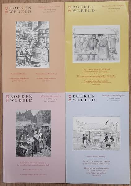 BOEKENWERELD, DE. - De Boekenwereld. Tijdschrift voor boek en prent. Achttiende jaargang, 2001 - 2002. Vier Nummers. [nr. 1 + 2 + 3 + 4.]