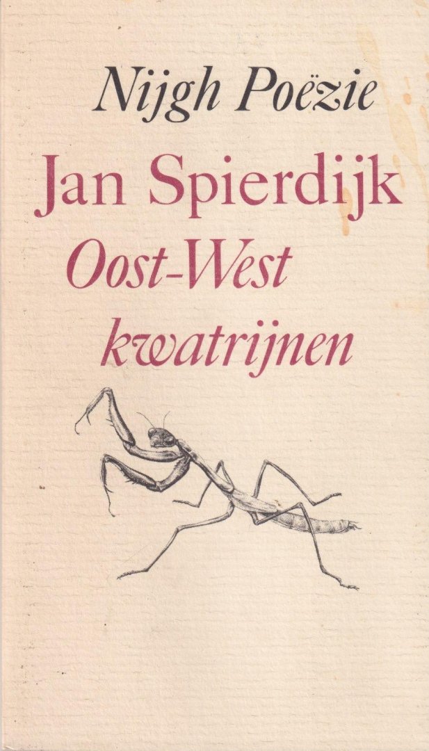 Spierdijk, Jan - Oost-West kwatrijnen