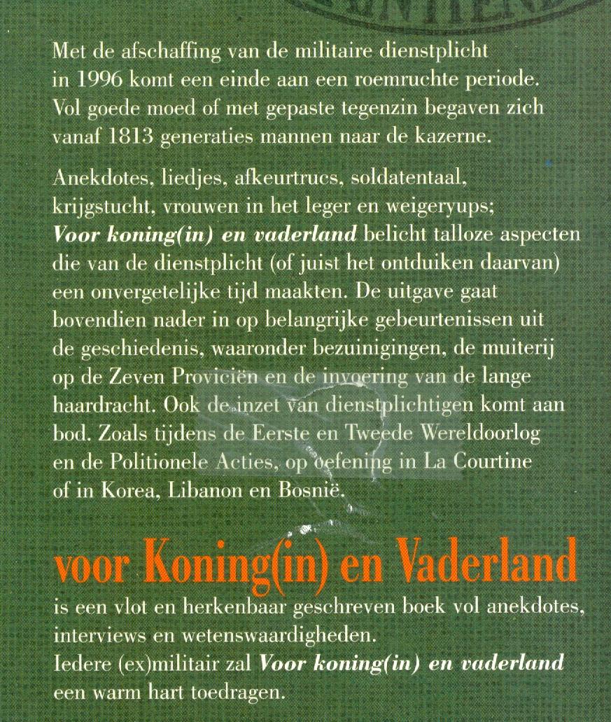 Jongbloed, Aad - Voor Koning(in) en Vaderland