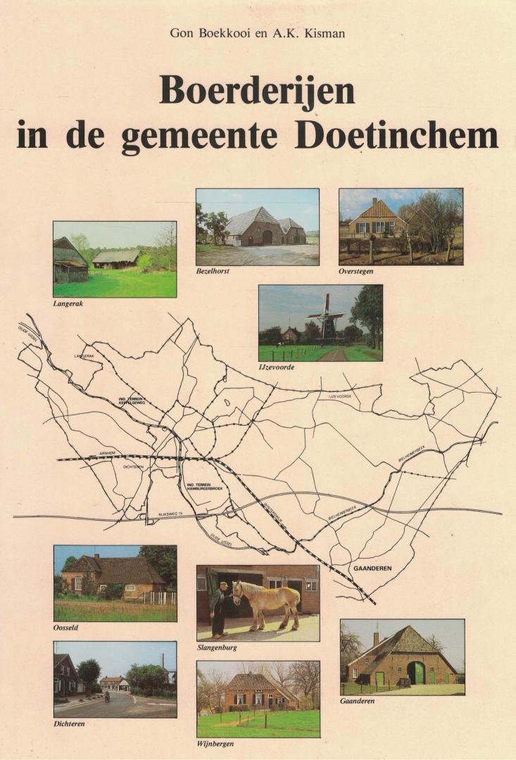 Boekkooi, Gon & A.K. Kisman - Boerderijen in de gemeente Doetinchem