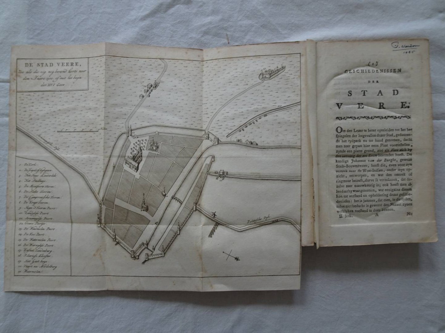 Ermerins, Jacobus. - Eenige Zeeuwsche Oudheden, uit Echte Stukken opgehelderd en in het licht gebragt. Deel IV,V en VI.