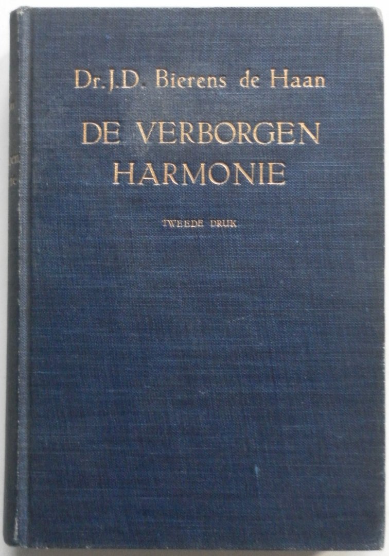 Bierens de Haan J D - De verborgen harmonie Studies