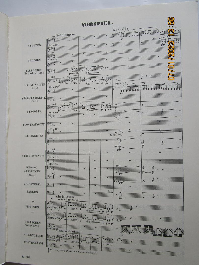 Wagner, Richard - Parsifal   - Partitura -
