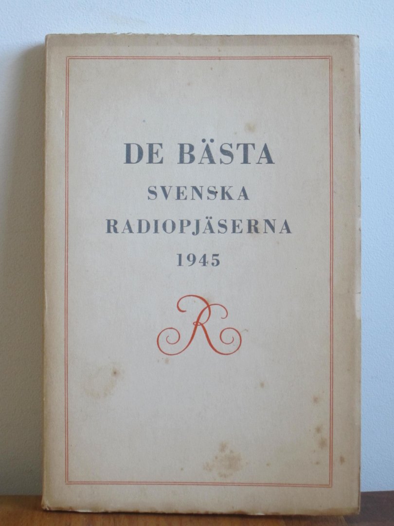 Diversen - De Bästa svenska radiopjäserna 1945