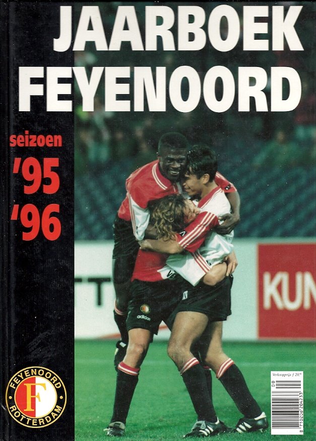 MICHEL VAN EGMOND - Jaarboek Feyenoord Seizoen 95-96 -De officiele uitgave