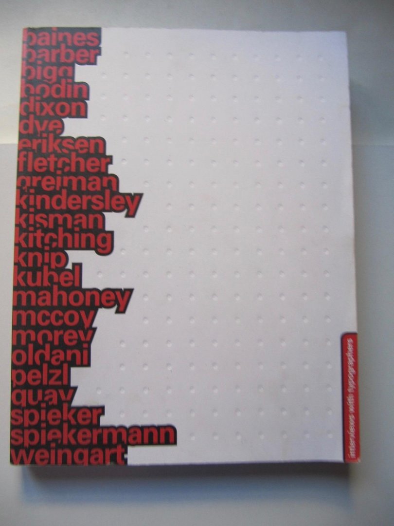 Long, Nick - S book 3 (interviews with typographers)