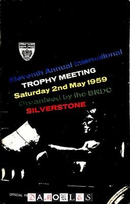  - Raceprogramma: Silverstone Eleventh Annual International Trophy Meeting Saturday 2nd May 1959
