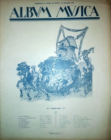  - Album Musica (Supplément au numéro de "Musica" de Décembre 1913)