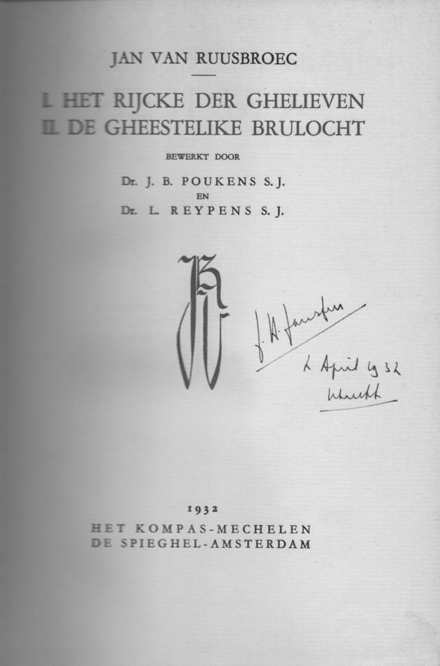 Ruusbroec, Jan van - Werken