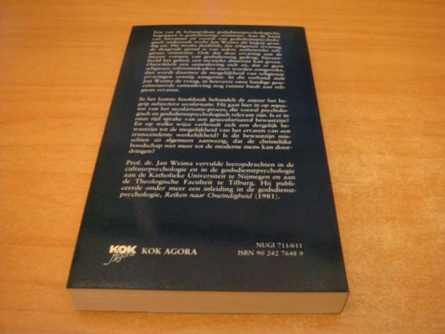 Weima, Jan - De religie, de mens en de geseculariseerde samenleving