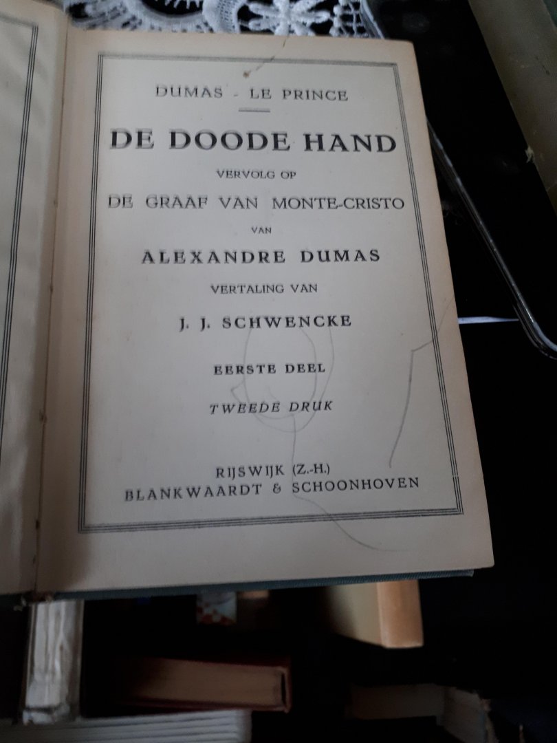 Dumas - De doode hand