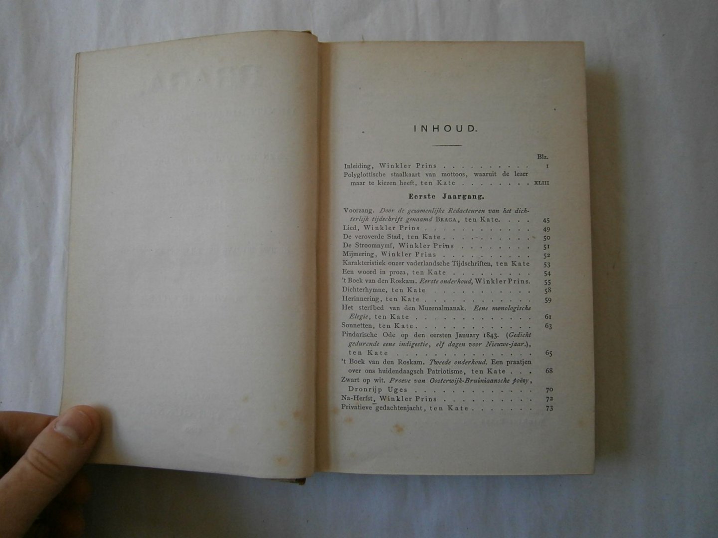 Winkler Prins, A. - Braga, dichterlijke mengelingen