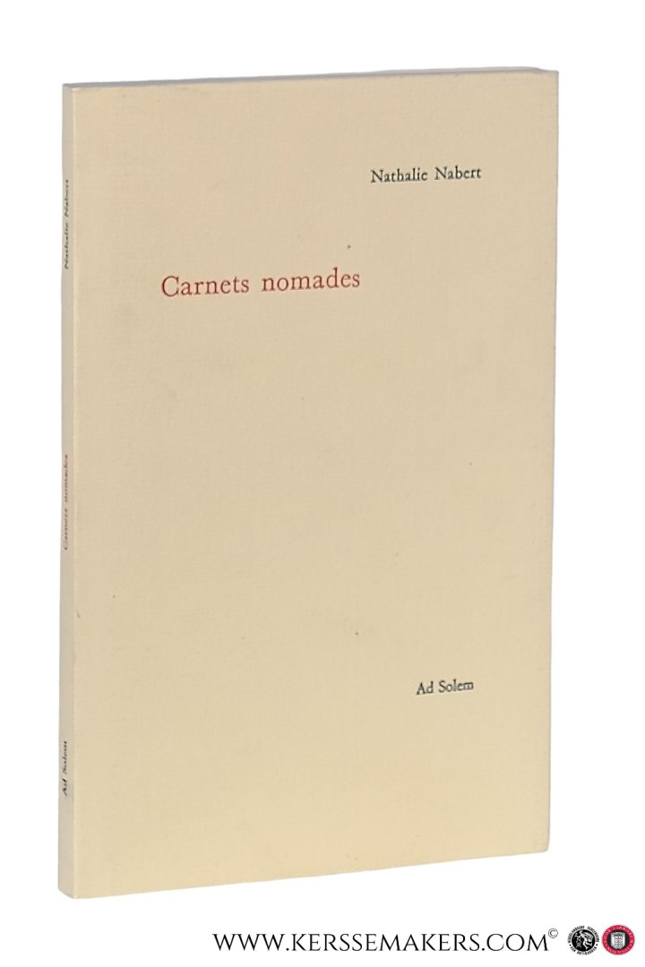 Nabert, Nathalie. - Carnets nomades.