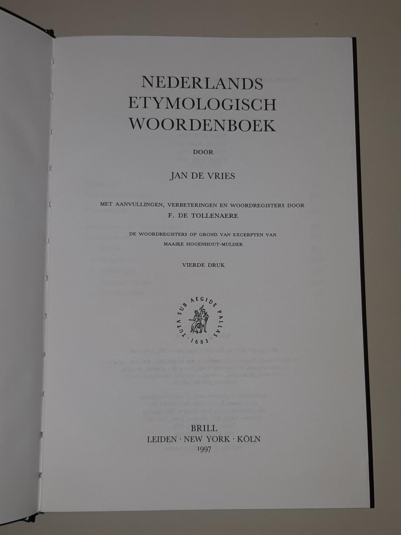Vries, J. de - Nederlands etymologisch woordenboek