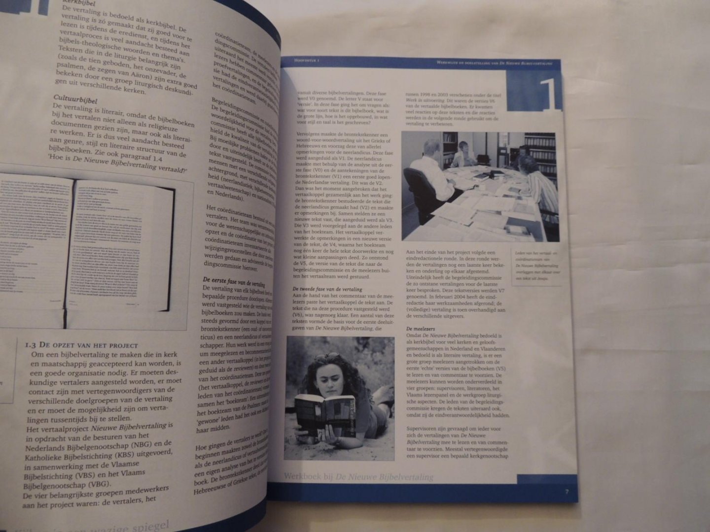 Berg, Anne Jaap van den - Kijken in een wazige spiegel - Werkboek bij de Nieuwe Bijbelvertaling