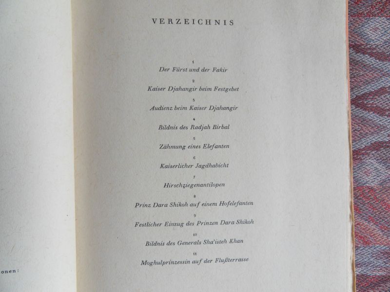 Kühnel, Ernst [Einführung von]. - Neunzehn Indische Miniaturen mit beschreibendem Text. - Aus dem Besitz der Staatlichen Museen zu Berlin.