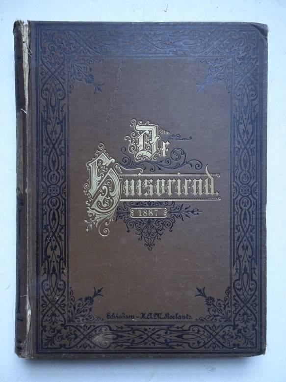 Diverse auteurs. - De Huisvriend. Geïllustreerd magazijn gewijd aan letteren en kunst; lectuur voor iedereen. Jaargang 1887.