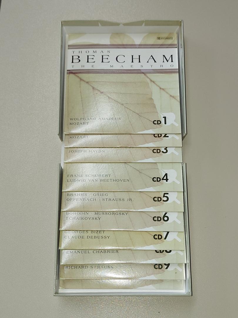 Beecham, Thomas - Thomas Beecham The Meastro. 10CD SET : Grieg - Delius - Wagner - Strauss - Sibelius - Berlioz - Beethoven - Offenbach - Borodin.