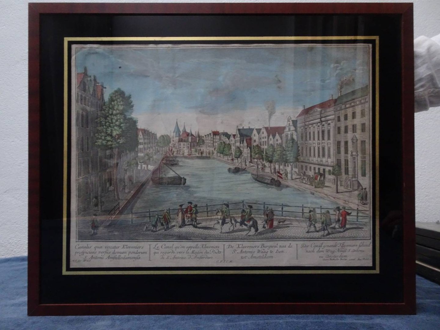 Amsterdam.. - De Kleveniers Burgwal naa de St. Antonis Waag te zien, tot Amsteldam.