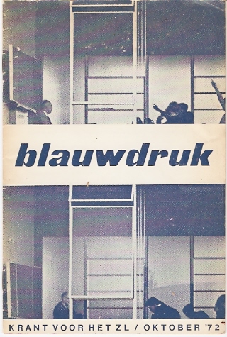 Red. Schoolkrant Zaanlands Lyceum - Blauwdruk - krant voor het ZL / oktober '72