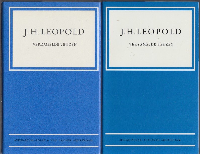 Leopold, J.H. - Verzamelde verzen I & II.