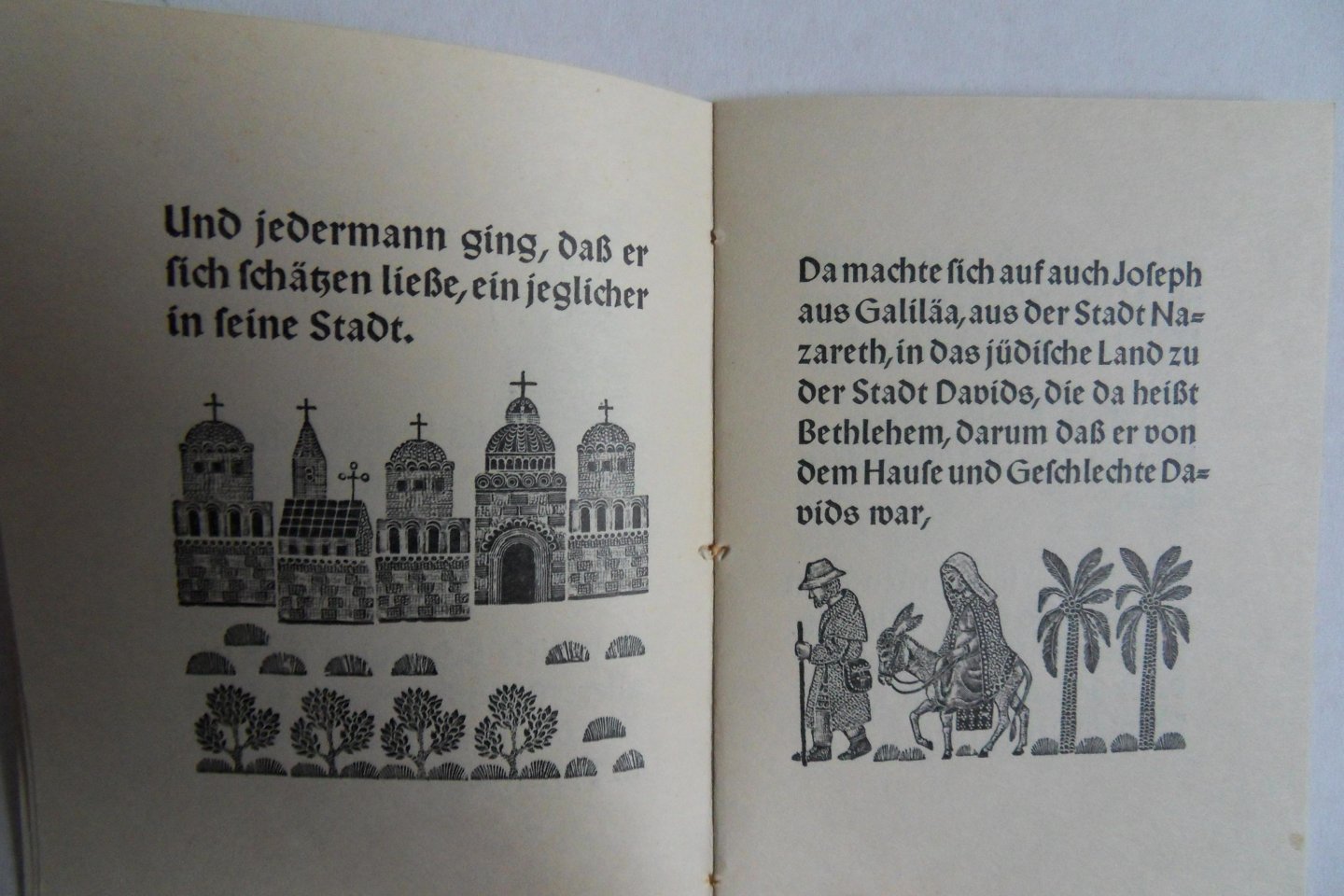 Dorn, Max (Satzanordnung). - Die Weihnachtsgeschichte aus dem Evangelium des Lukas.