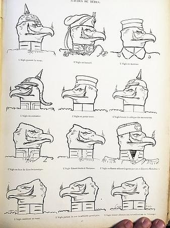 CARAN D'ACHE - Les Lundis du Figaro. Album des Lundis. Album pour les Enfants de 40 ans et audessus. (3 albums in one binding).