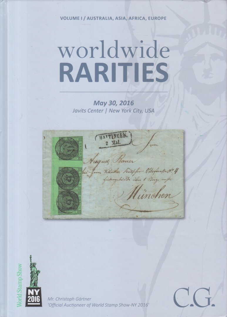 Gartner, Christoph - Worldwide rarities - Volume I Asia, Africa, Europe - May 30, 2016