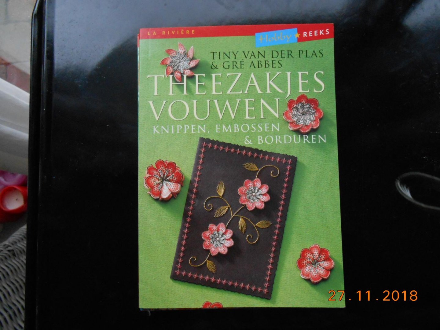  - Kerstkaarten & theezakjes Theezakjes vouwen/Country Garden /Doe meer met theezakjes