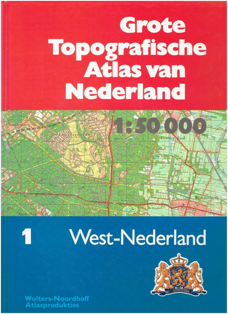 geudeke, p.w. - grote topografische atlas van nederland ( 1 west - nederland )