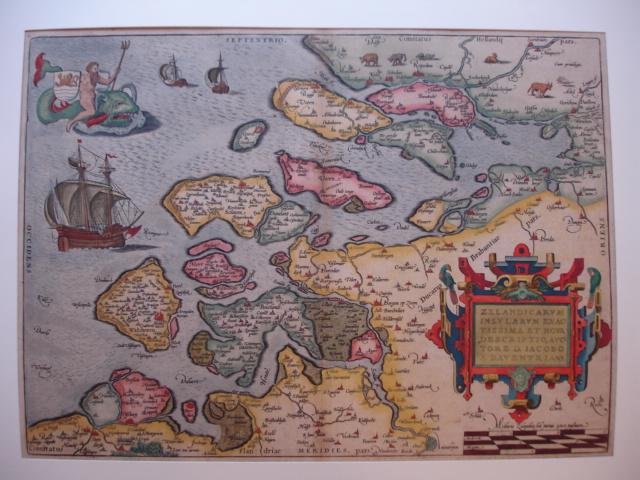 Zeeland. - Zelandicarum insularum exactissima et nova descriptio, auctore D. Iacobo a Daventria.