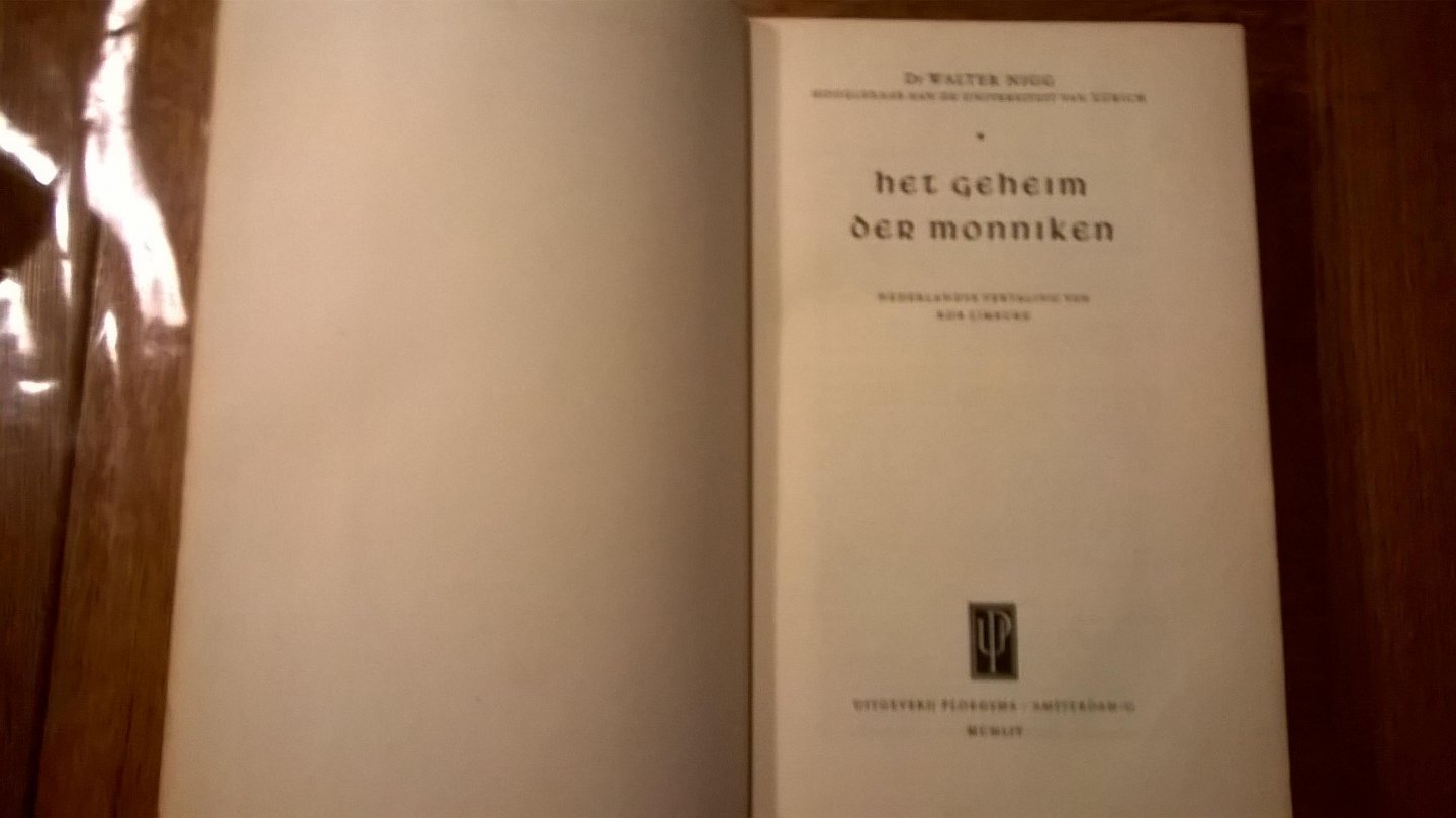 Nigg Walter - Het geheim der monniken