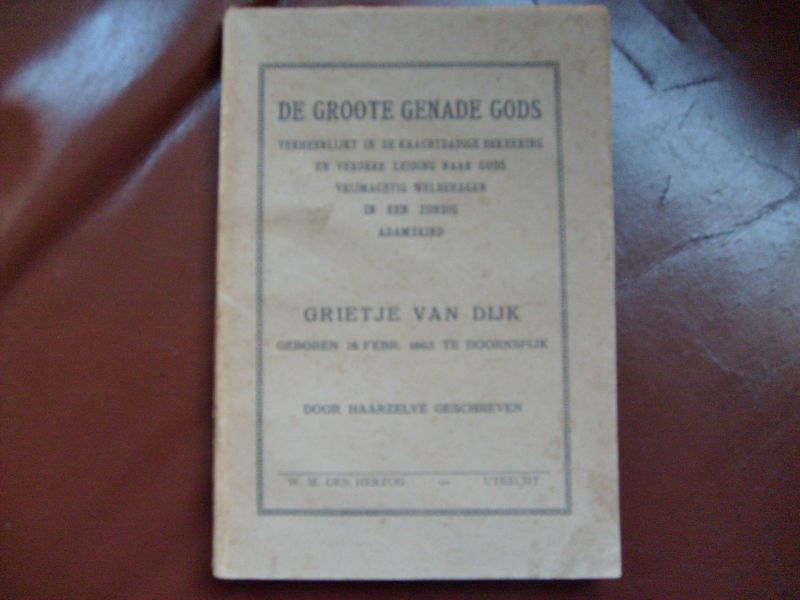 Dijk Grietje van - De groote genade Gods