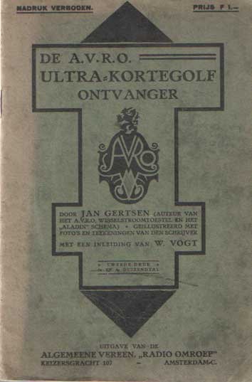 Gertsen, Jan - De A.V.R.O. ultra-kortegolf ontvanger