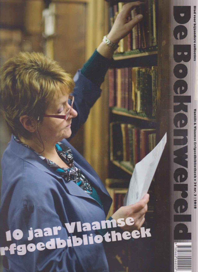  - De Boekenwereld. Blad voor bijzondere collecties. Jaargang 34 nr. 3. 10 jaar Vlaamse Erfgoedbibliotheek