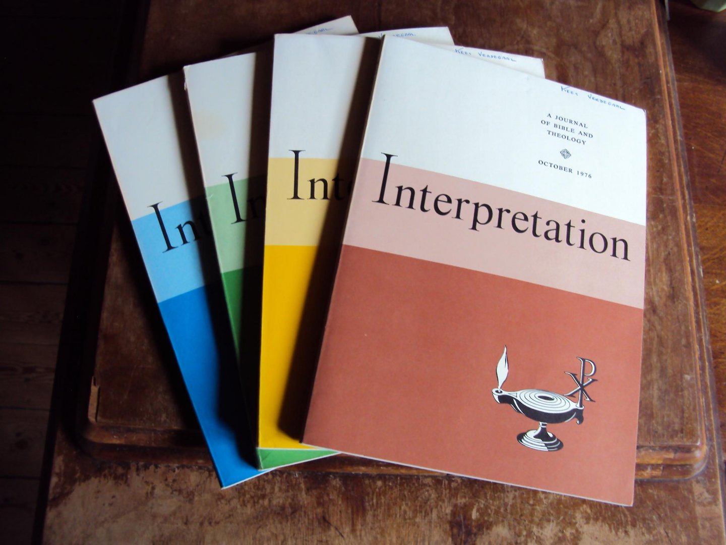  - Interpretation. A Journal of Bible and Theology, Vol. XXX nos. 1-4