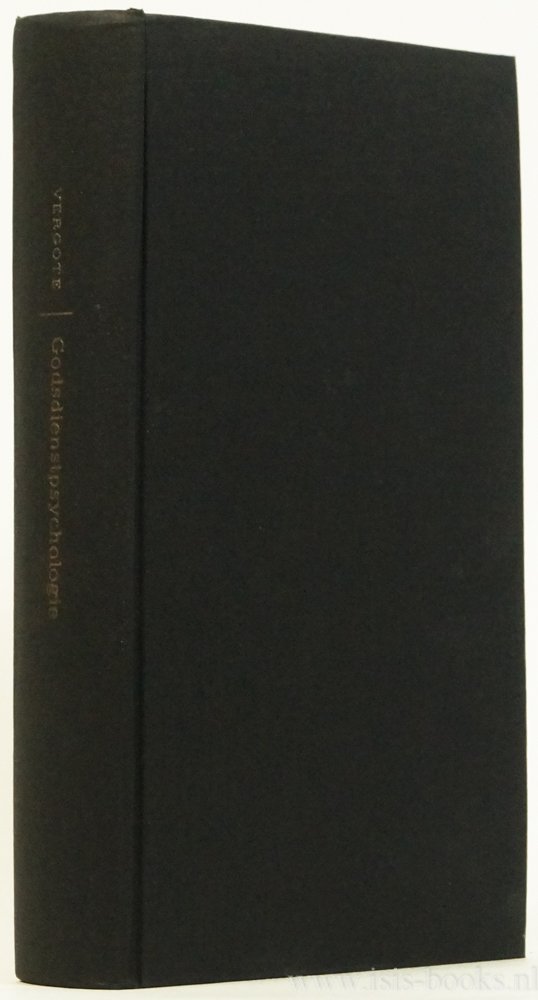 VERGOTE, A. - Godsdienstpsychologie. In samenwerking met de auteur naar het manuscript uit het Frans vertaald door Otto de Nobel.