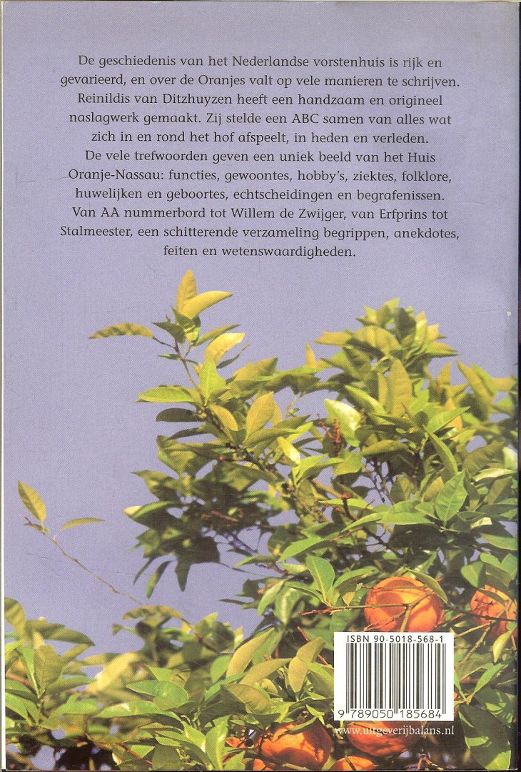 Ditzhuyzen, Reinidis. van - De Oranjes in een handomdraai