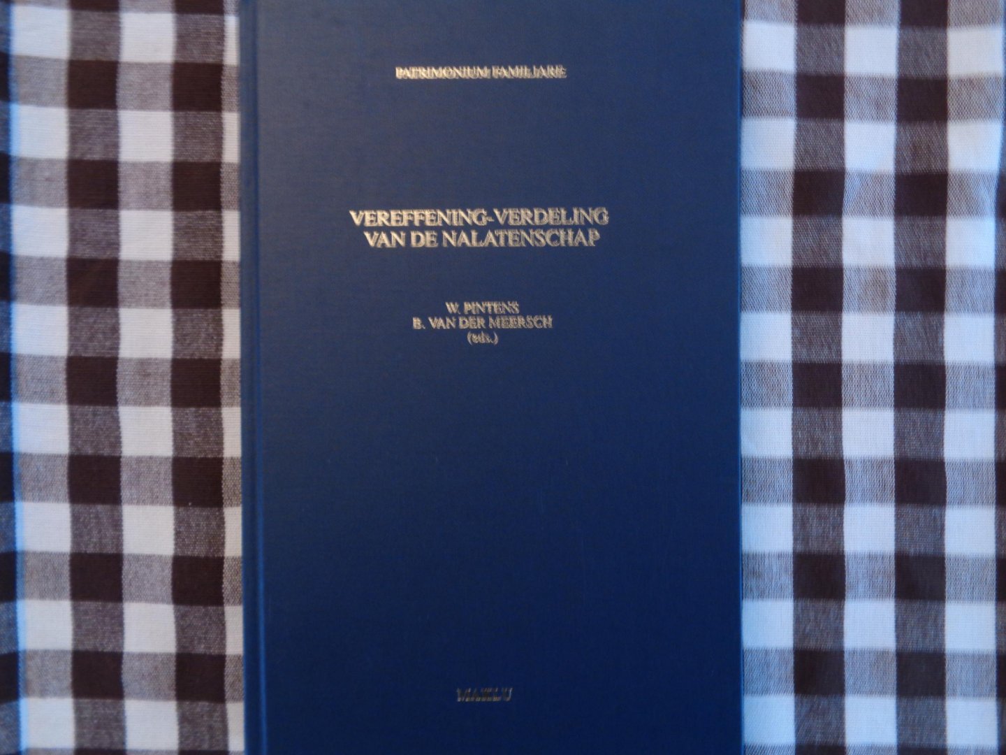 w.pintens-van der meerch - vereffening -verdeling van de nalatenschap