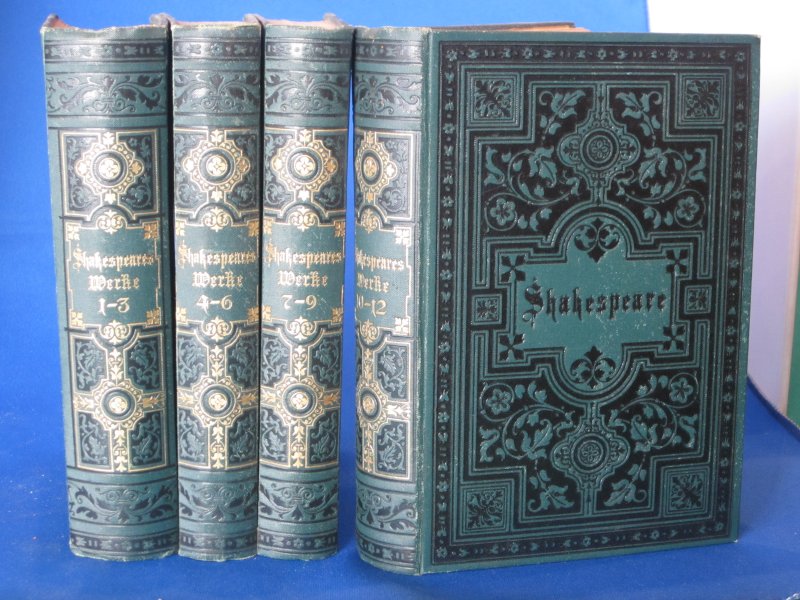 Schlegel, Wilhelm von und Tieck, Ludwig - Shakespeares sämtliche Dramatische Werke in 12 Bände